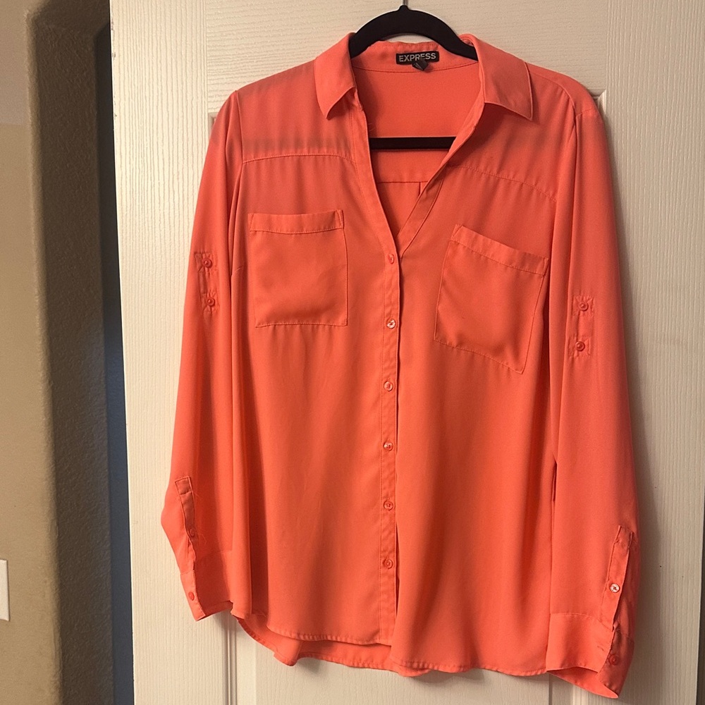 Express Coral Portofino pink/coral/peach Blouse